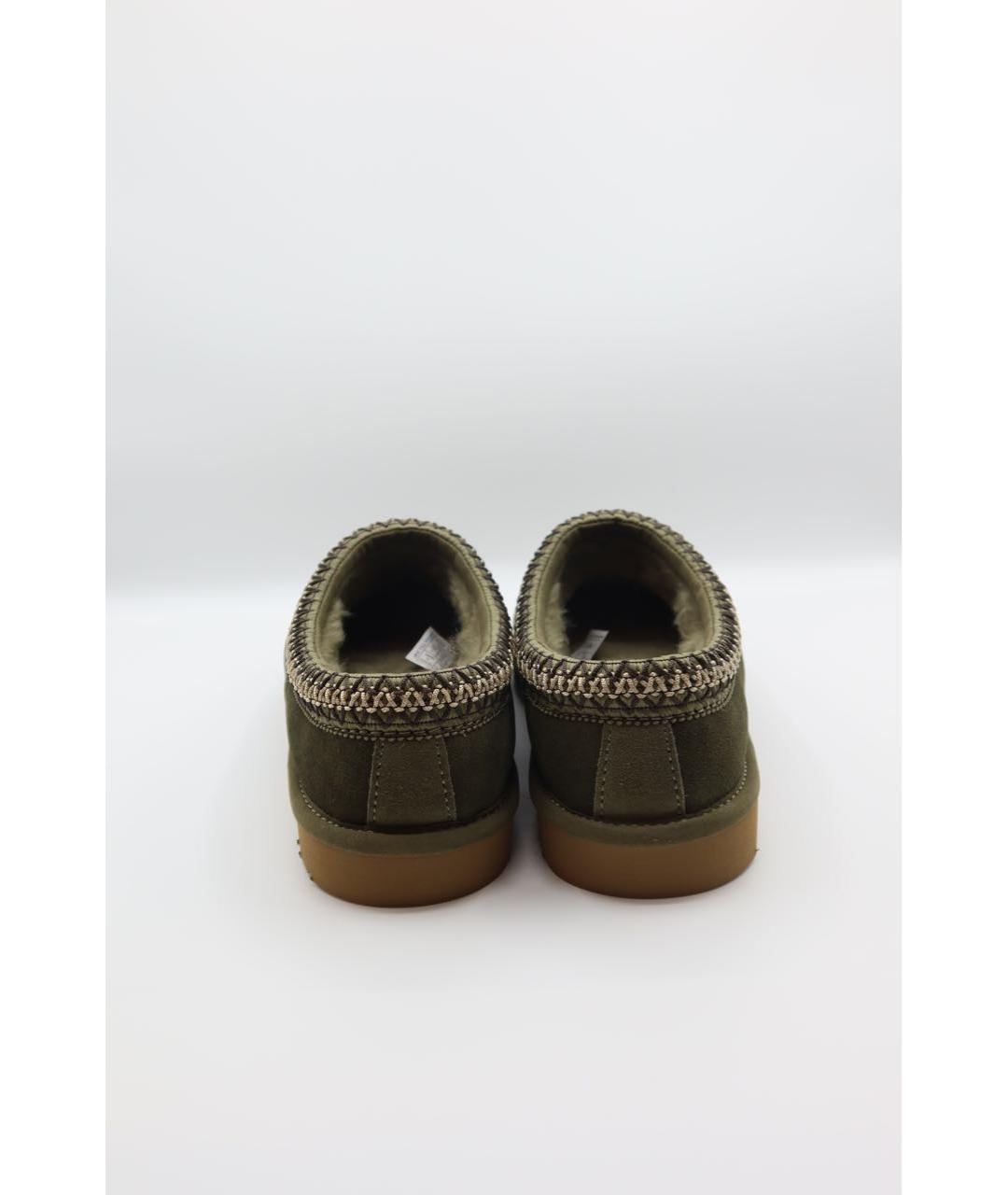 UGG AUSTRALIA Зеленые замшевые низкие ботинки, фото 5