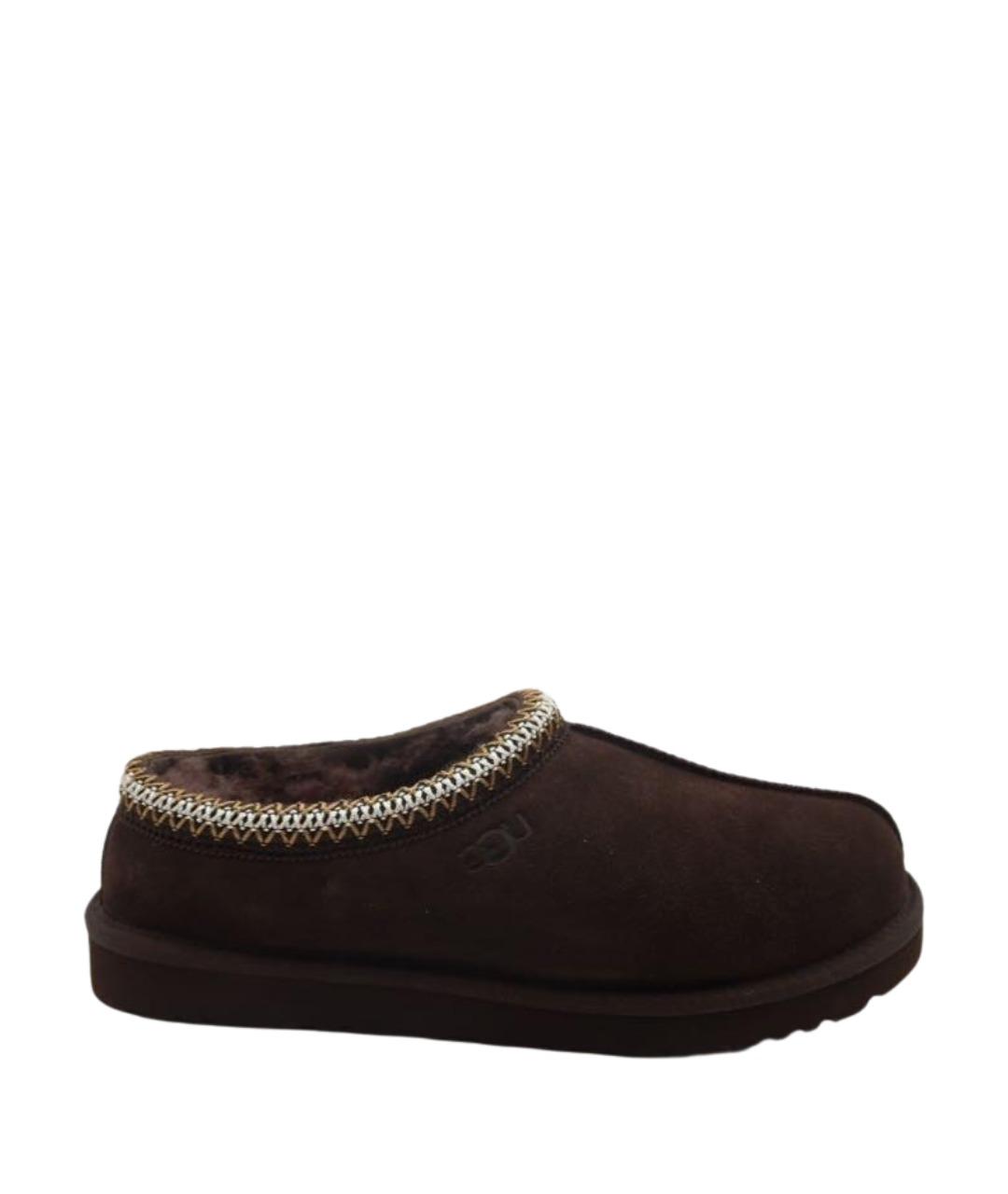 UGG AUSTRALIA Коричневые замшевые низкие ботинки, фото 1