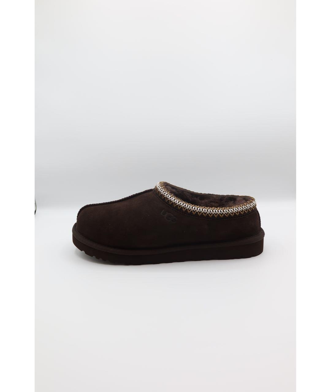 UGG AUSTRALIA Коричневые замшевые низкие ботинки, фото 2