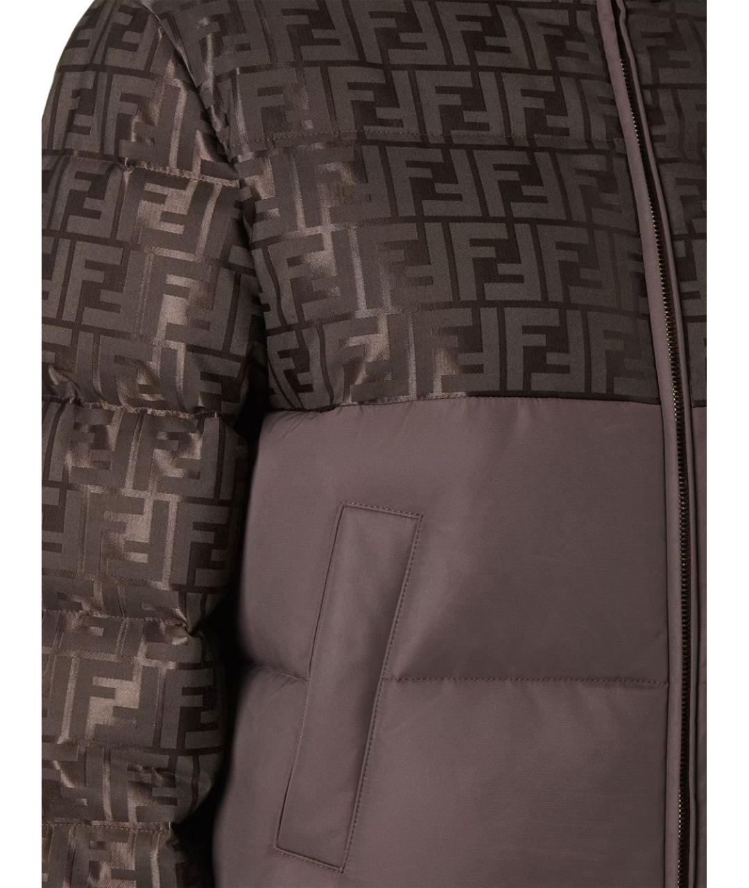 FENDI Мульти хлопковый пуховик, фото 3
