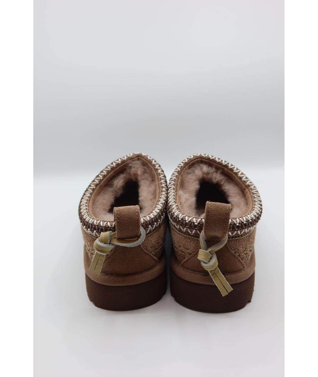 UGG AUSTRALIA Коричневые замшевые слипоны, фото 5
