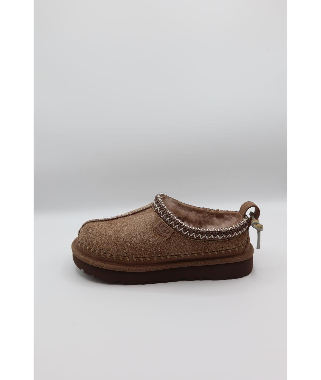 UGG AUSTRALIA Коричневые замшевые слипоны, фото 8