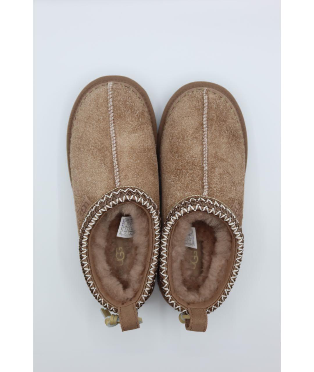 UGG AUSTRALIA Коричневые замшевые слипоны, фото 6