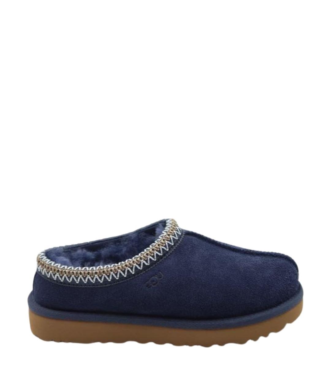 UGG AUSTRALIA Темно-синие замшевые мюли, фото 1