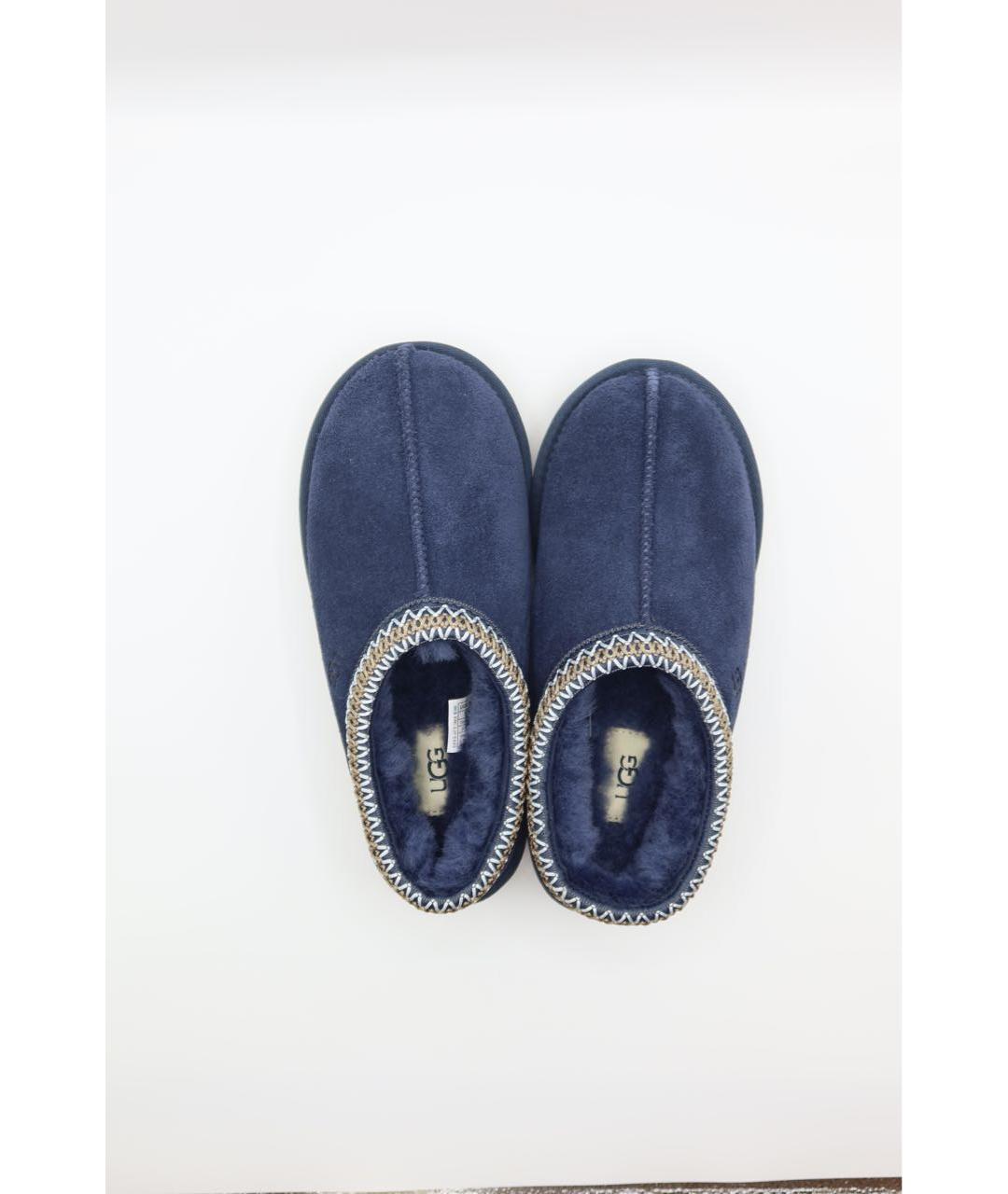 UGG AUSTRALIA Темно-синие замшевые мюли, фото 5