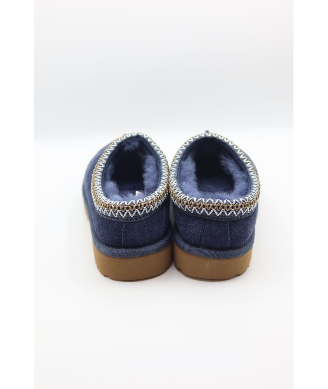 UGG AUSTRALIA Темно-синие замшевые мюли, фото 4