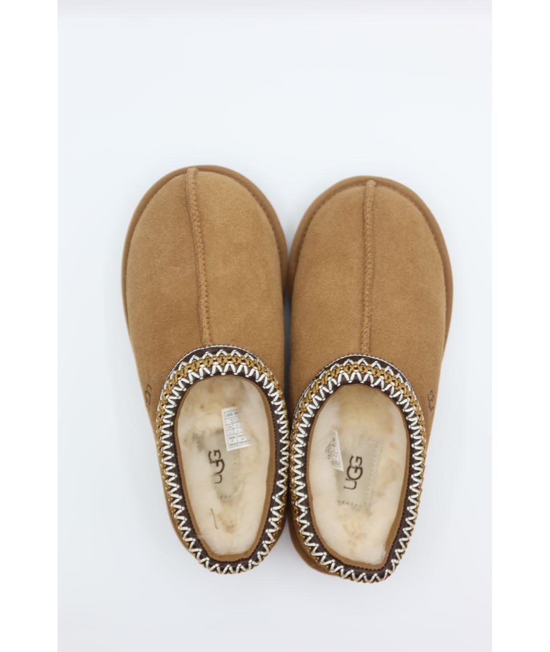 UGG AUSTRALIA Горчичные замшевые слипоны, фото 5