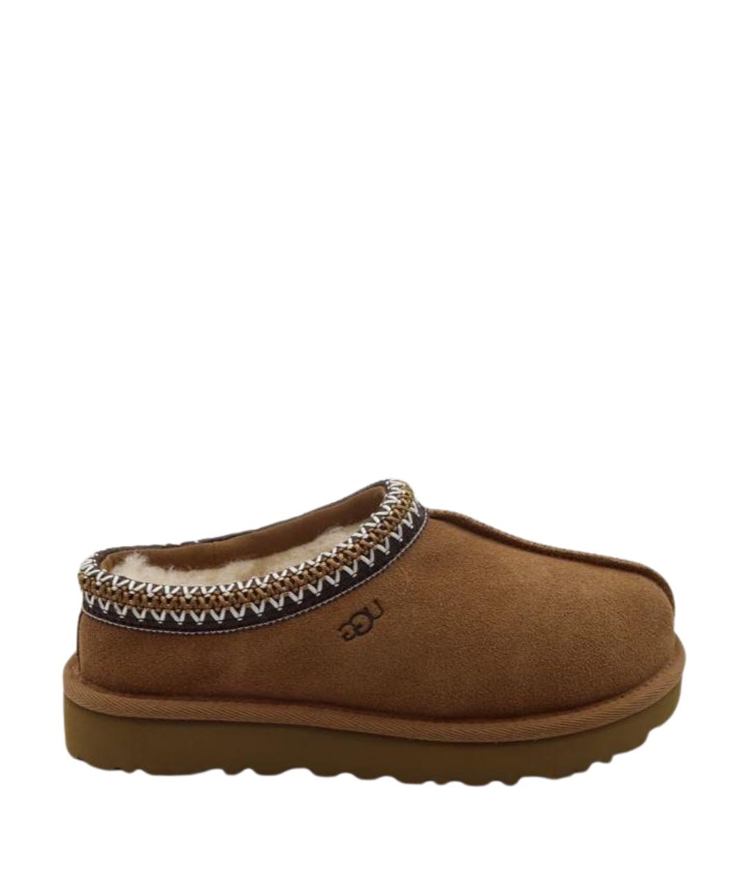 UGG AUSTRALIA Горчичные замшевые слипоны, фото 1