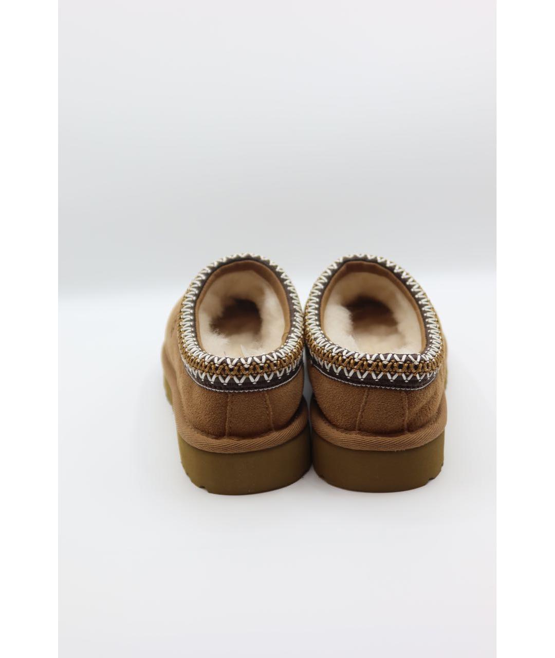 UGG AUSTRALIA Горчичные замшевые слипоны, фото 4