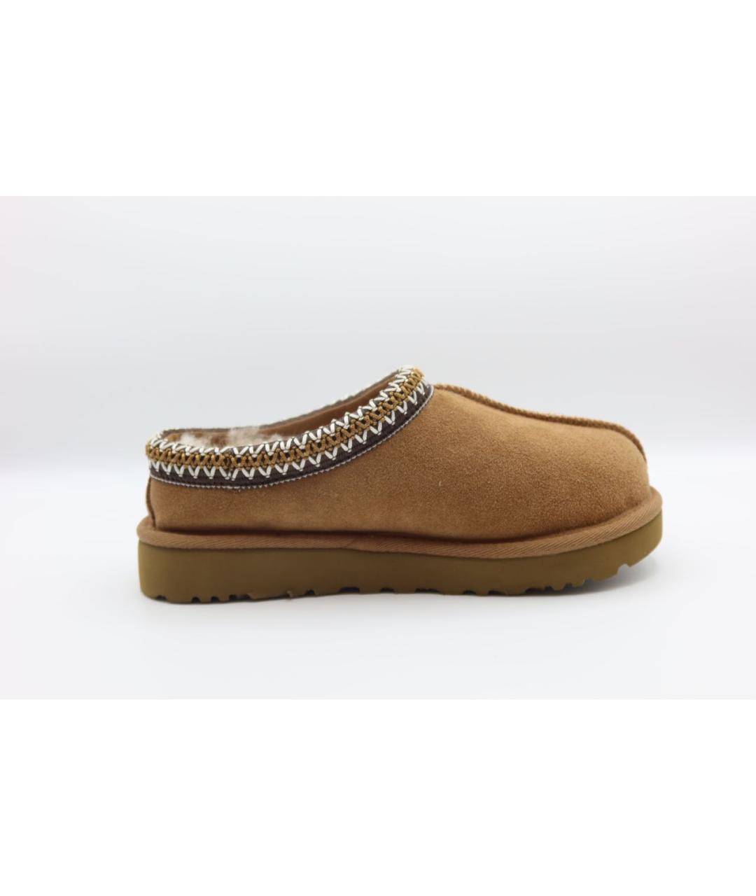 UGG AUSTRALIA Горчичные замшевые слипоны, фото 3