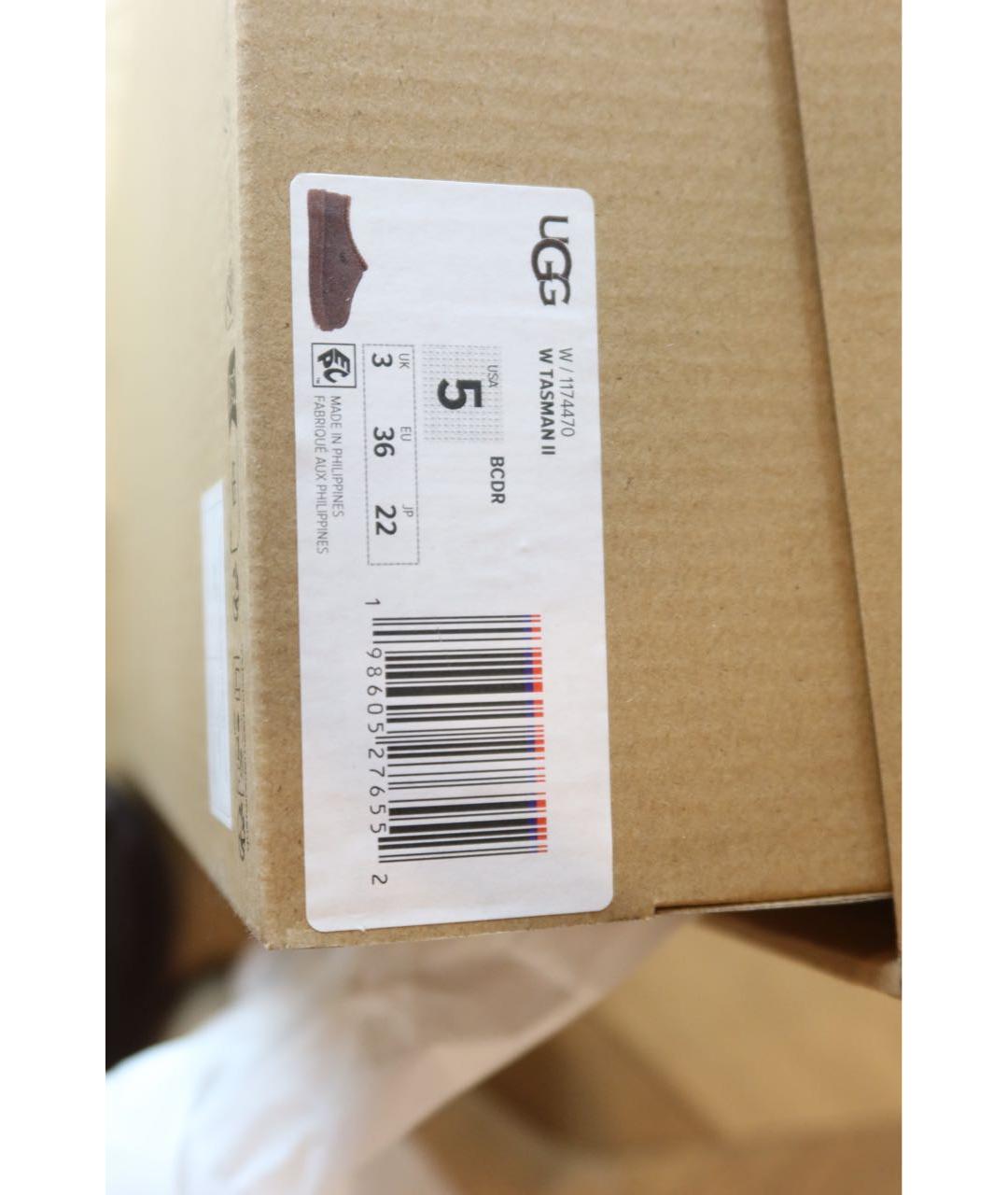 UGG AUSTRALIA Коричневые замшевые мюли, фото 7