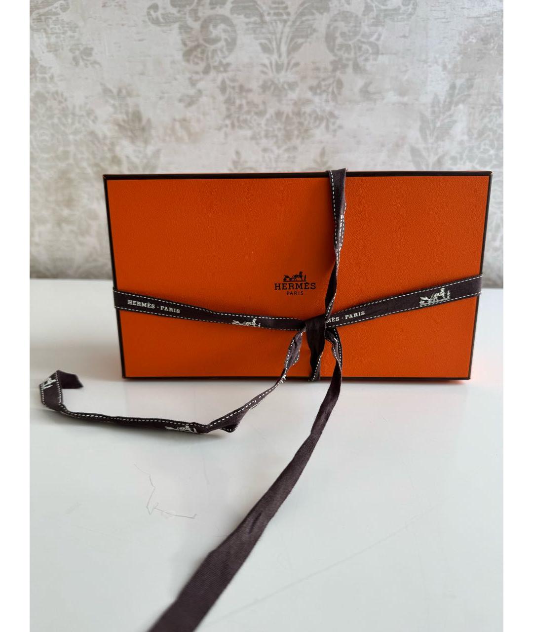 HERMES Мульти шелковый платок, фото 8