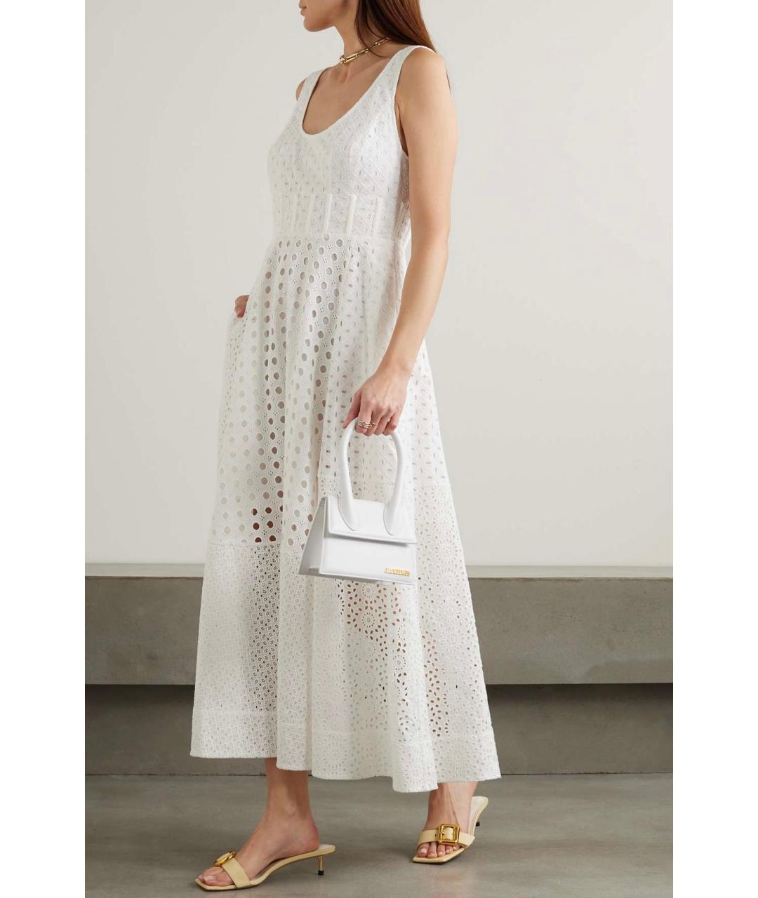 ZIMMERMANN Белое хлопковое коктейльное платье, фото 6