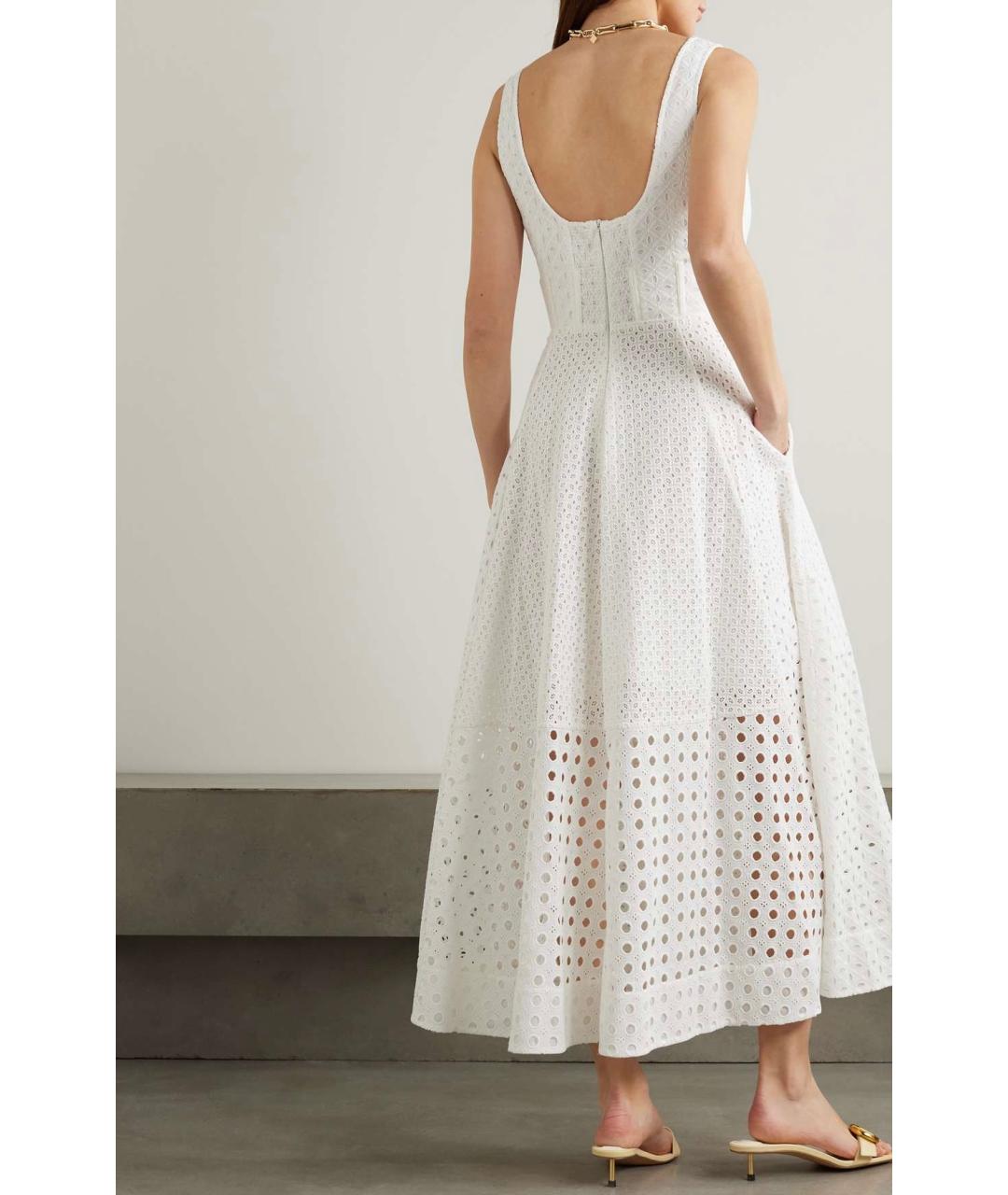 ZIMMERMANN Белое хлопковое коктейльное платье, фото 7