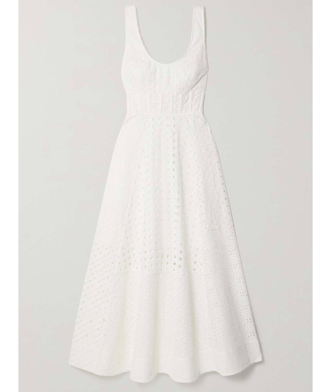 ZIMMERMANN Белое хлопковое коктейльное платье, фото 8