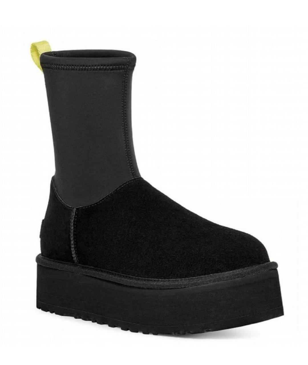 UGG AUSTRALIA Черные замшевые полусапоги, фото 9