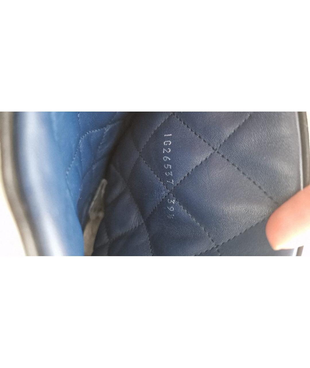 CHANEL Черные кожаные сапоги, фото 5