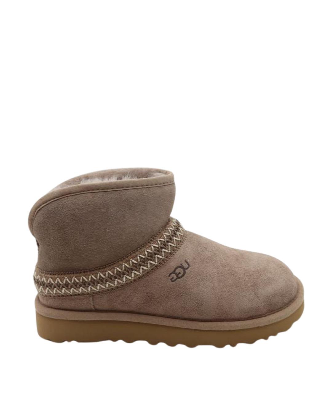 UGG AUSTRALIA Коричневые замшевые ботинки, фото 1