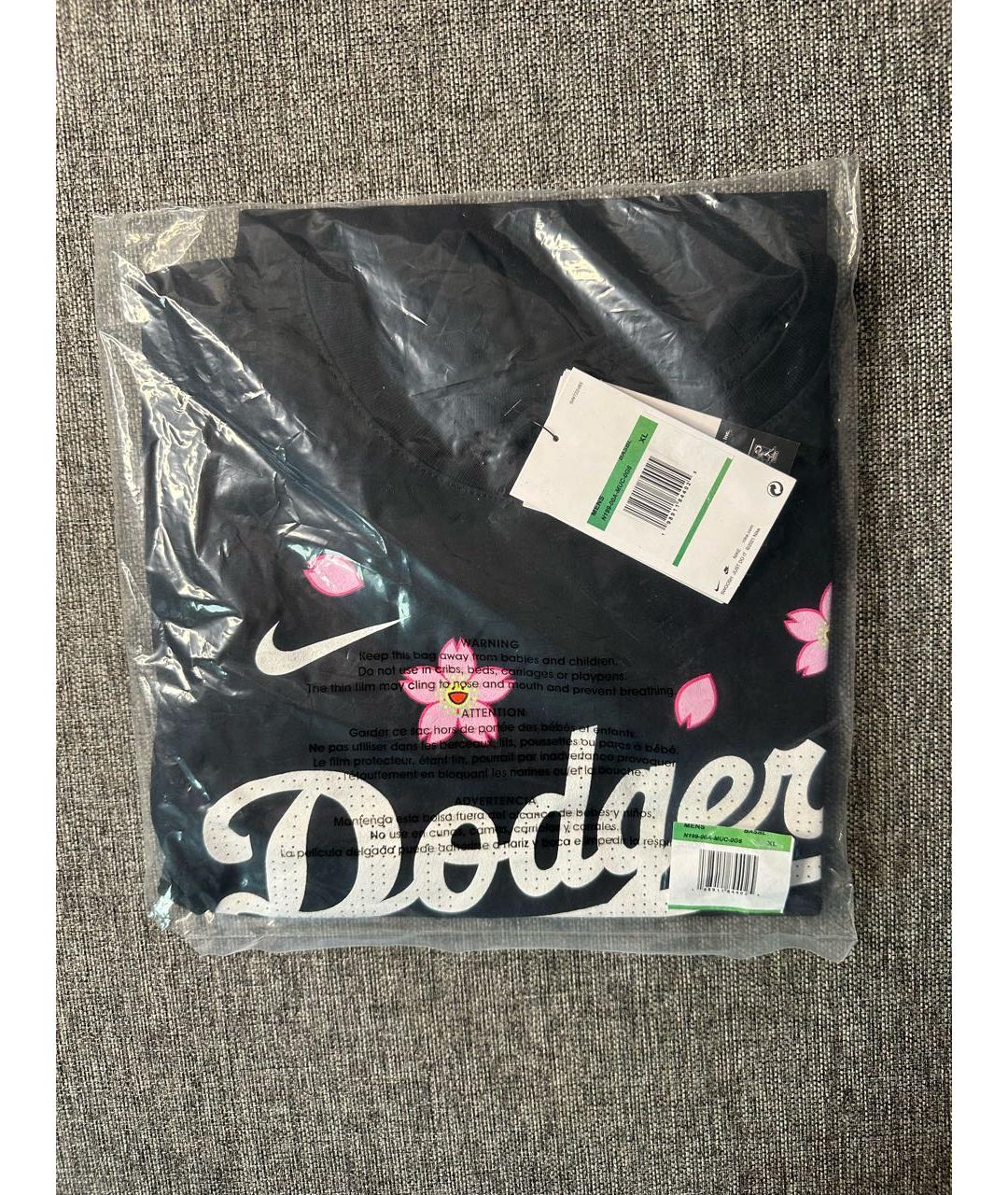 TAKASHI MURAKAMI Черная хлопковая футболка, фото 3