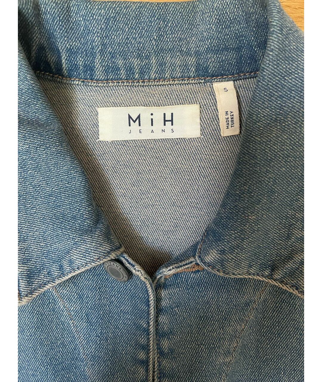 MIH JEANS Голубая деним куртка, фото 4