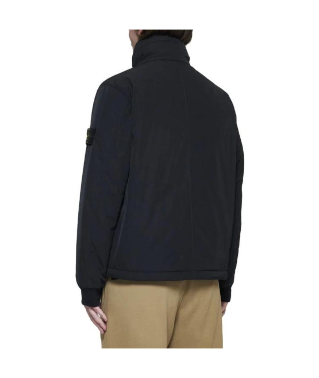 STONE ISLAND Черная куртка, фото 3