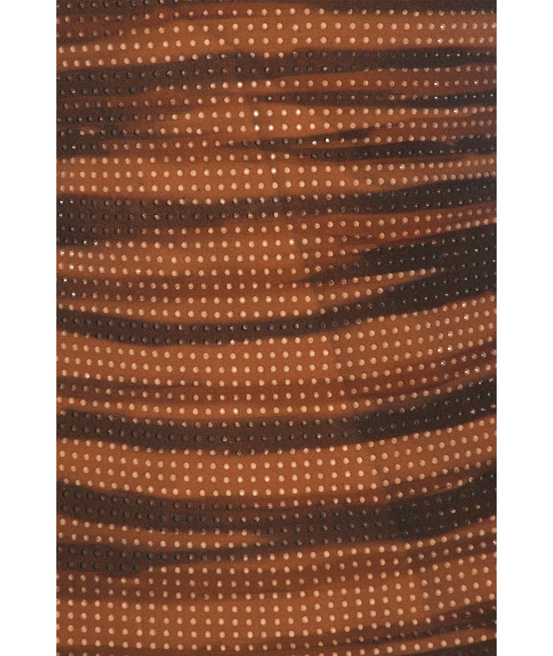 ALEXANDER WANG Коричневое полиэстеровое коктейльное платье, фото 8