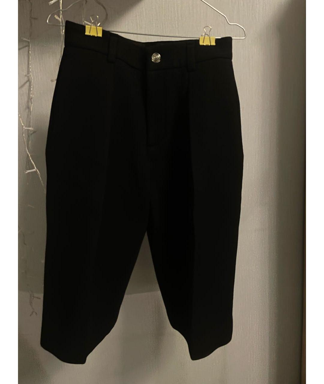 WE11DONE Черные шерстяные шорты, фото 6