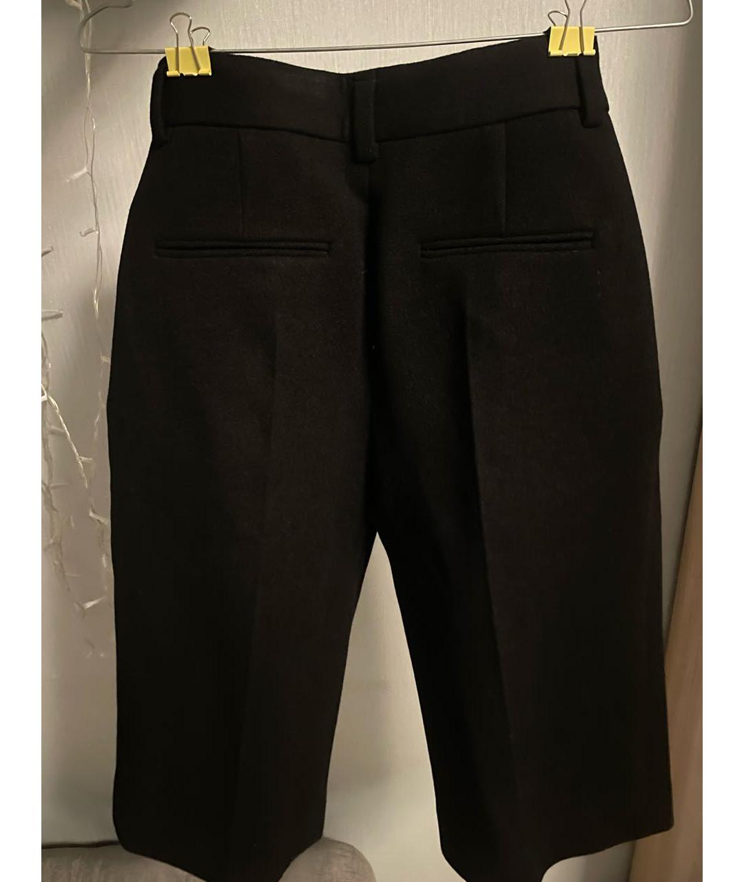 WE11DONE Черные шерстяные шорты, фото 3