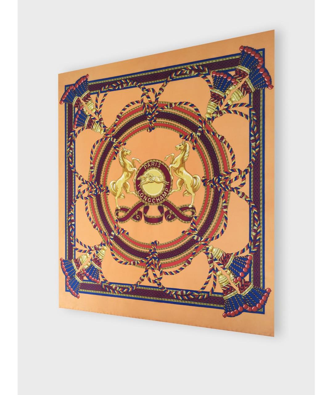 LONGCHAMP Мульти шелковый платок, фото 3