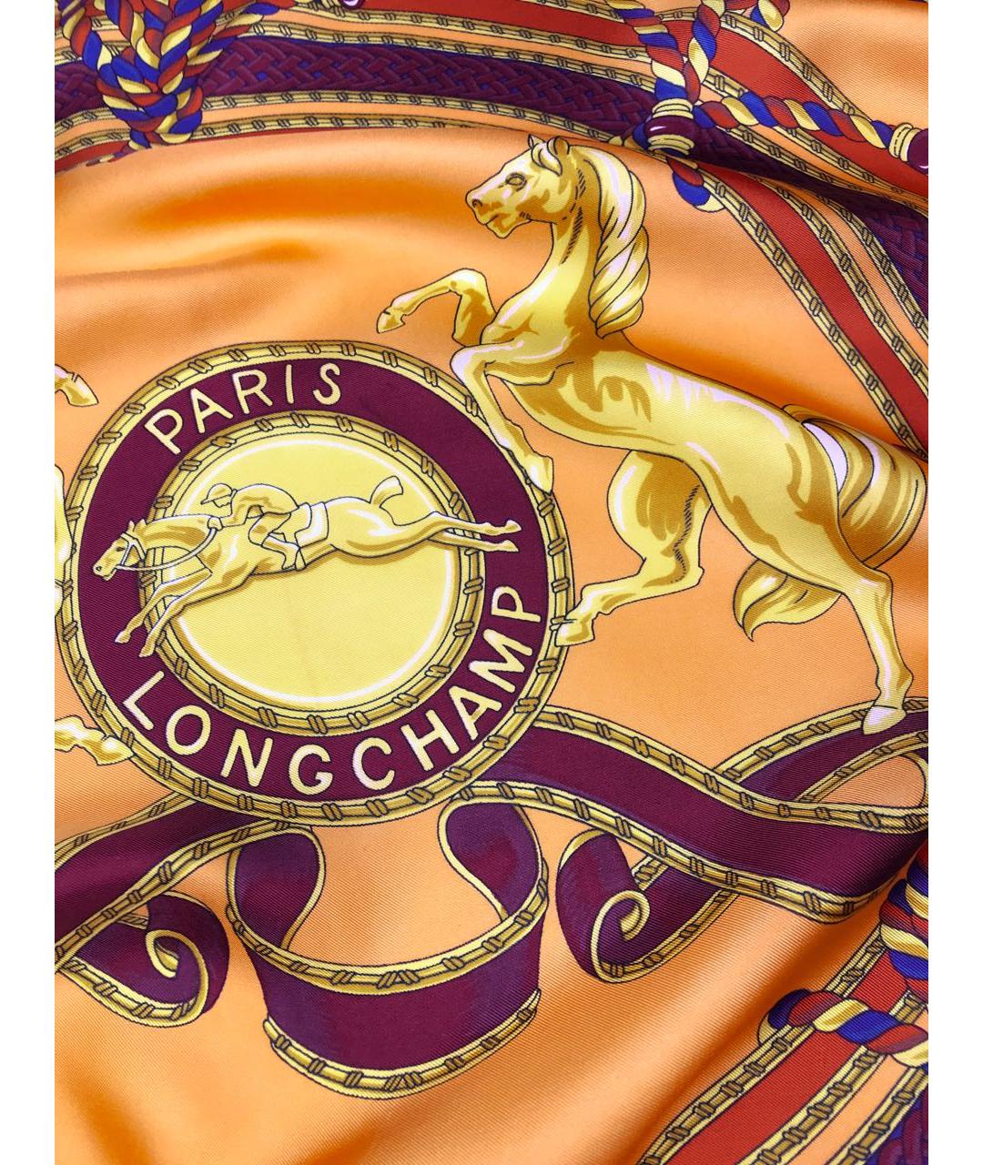 LONGCHAMP Мульти шелковый платок, фото 2