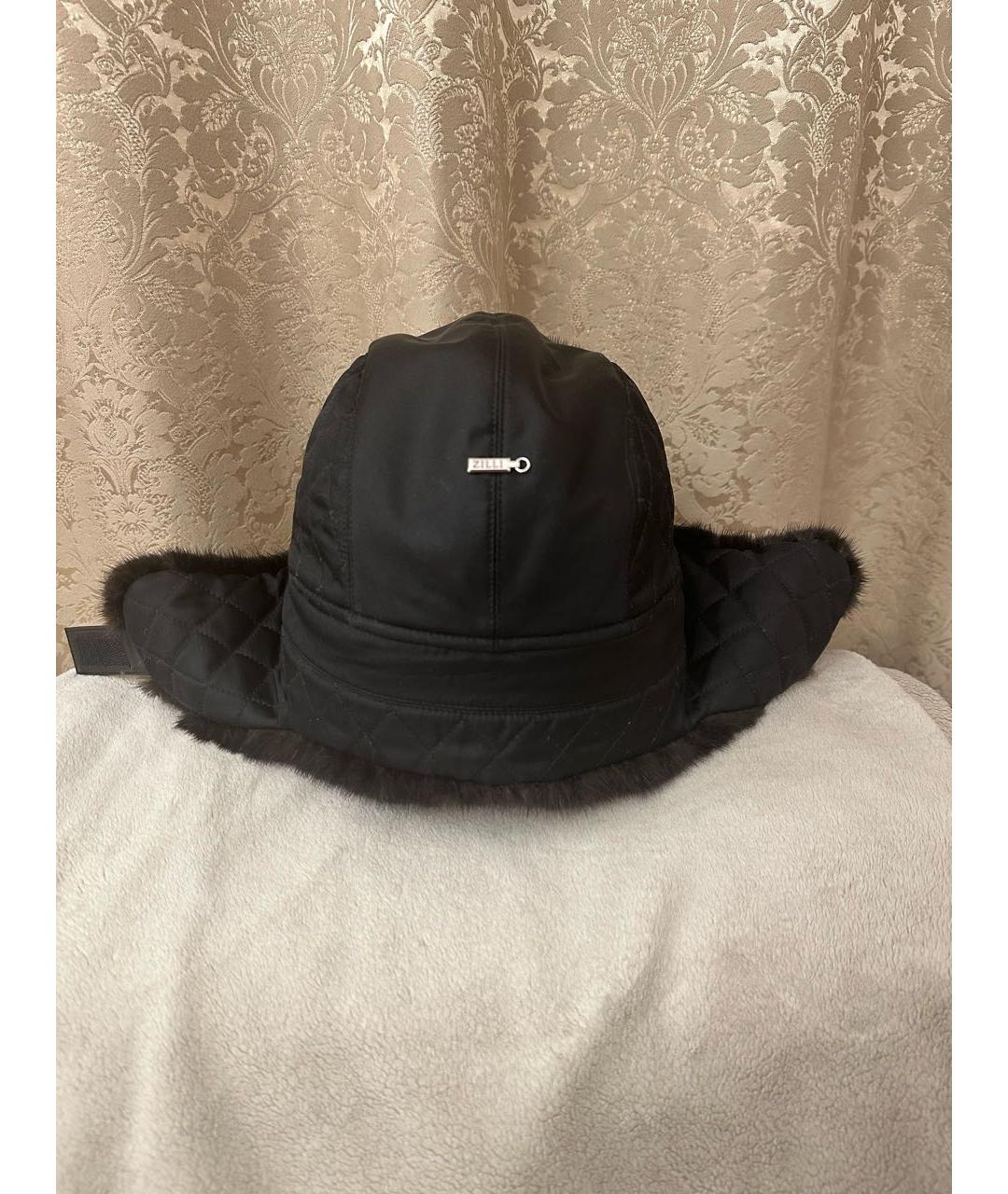 ZILLI Черная шапка, фото 2