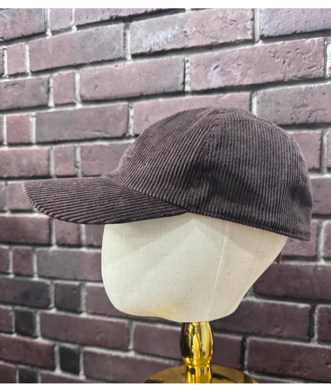 LORO PIANA Коричневая кепка/бейсболка, фото 3