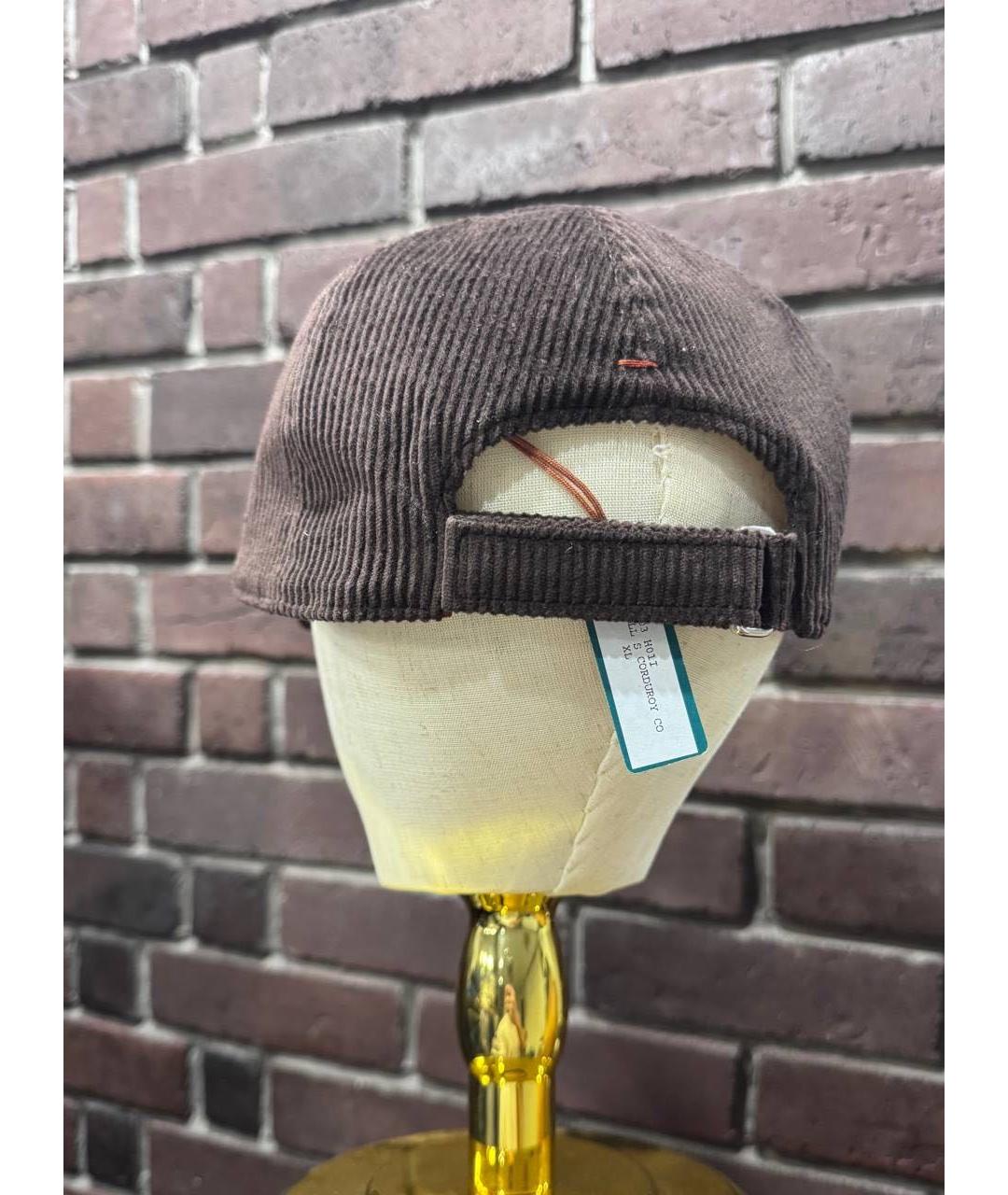 LORO PIANA Коричневая кепка/бейсболка, фото 4