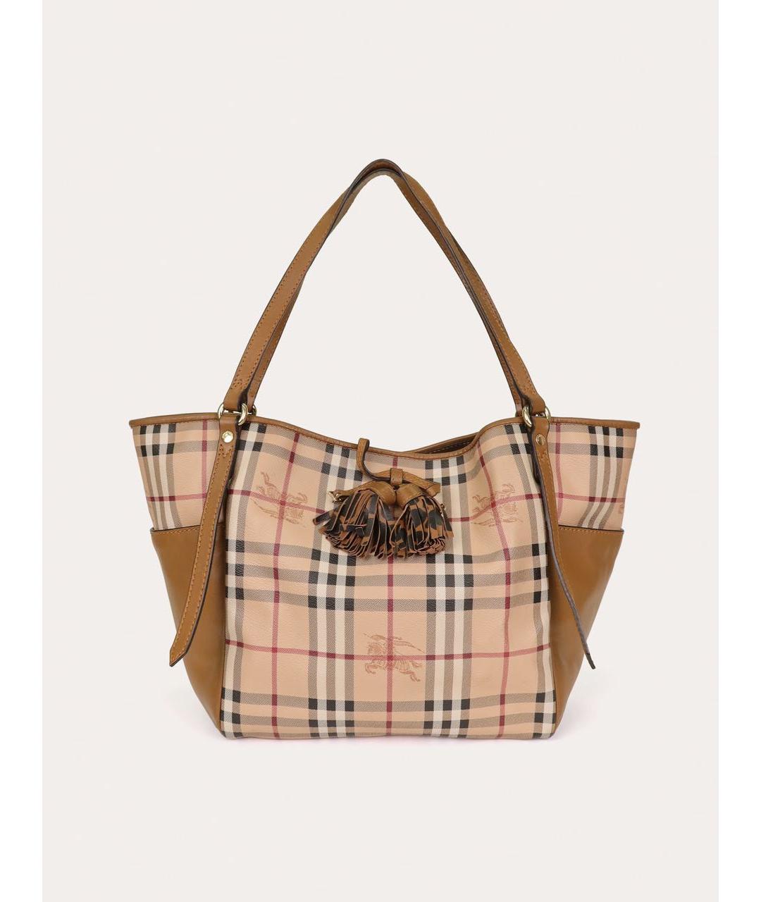 BURBERRY Бежевая сумка тоут, фото 9