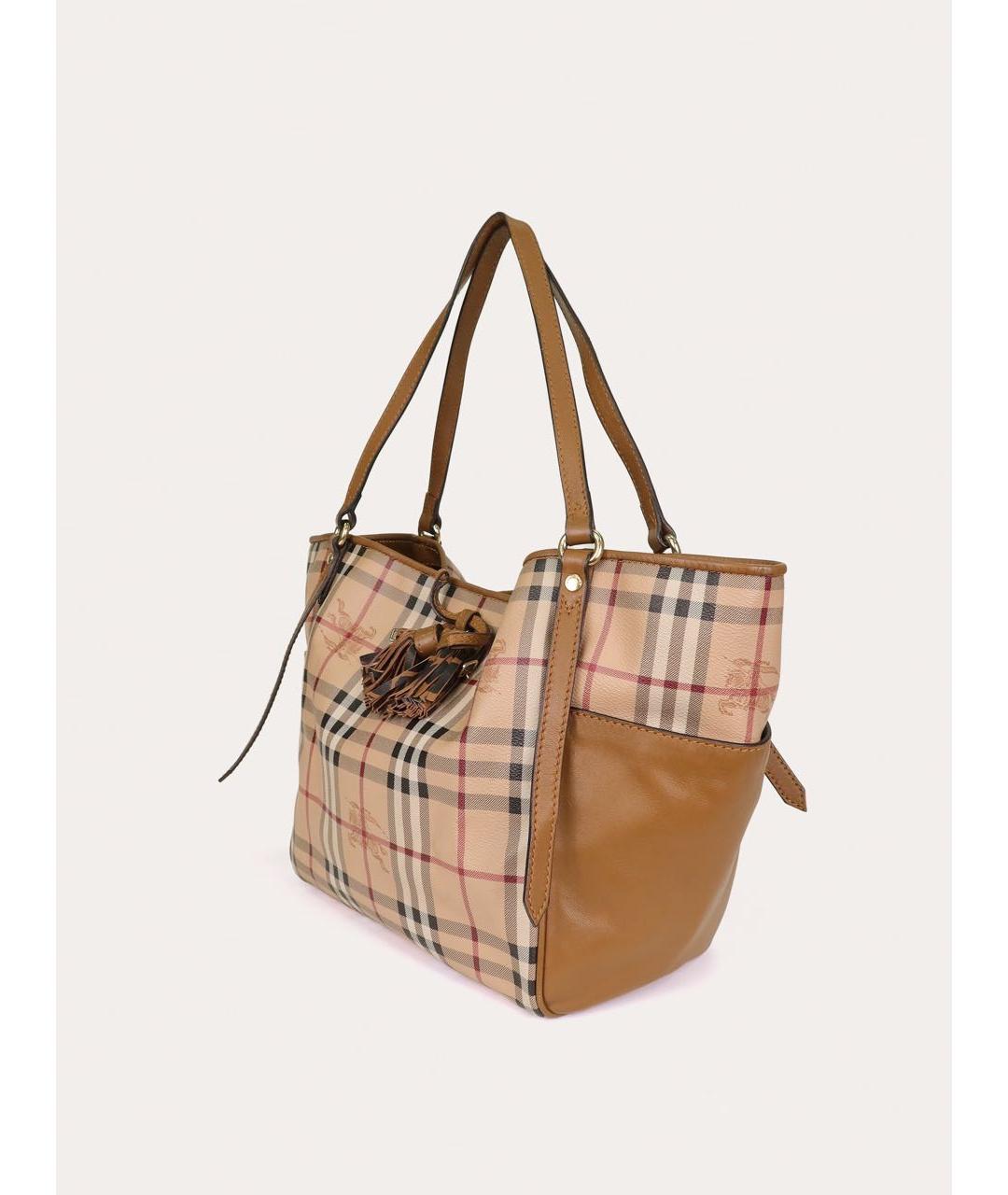 BURBERRY Бежевая сумка тоут, фото 2