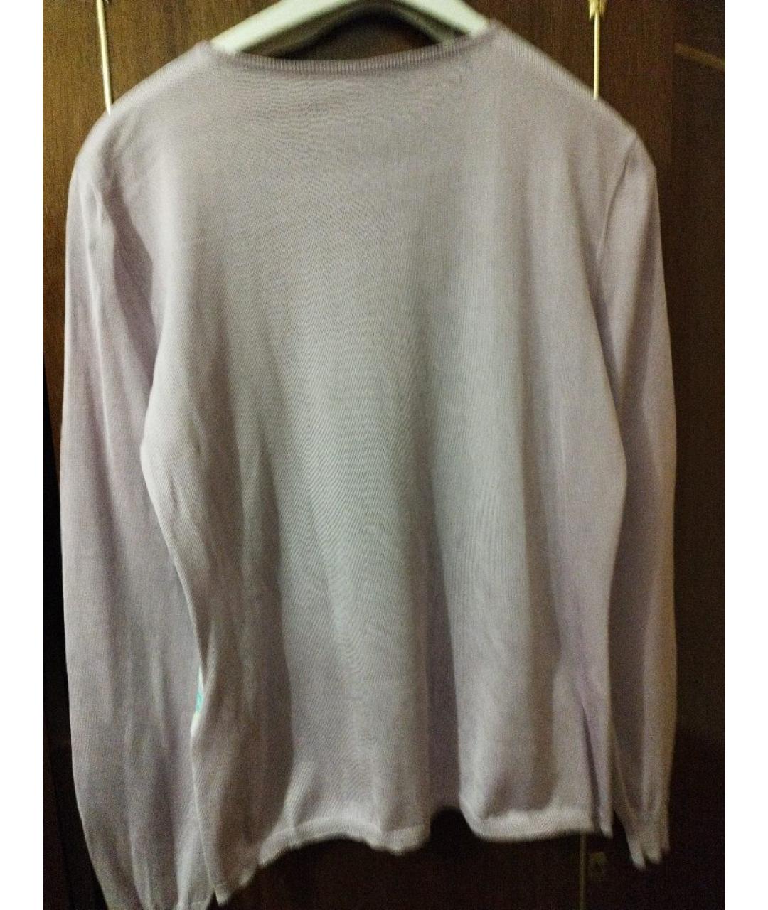 VERSACE Фиолетовый шелковый кардиган, фото 3