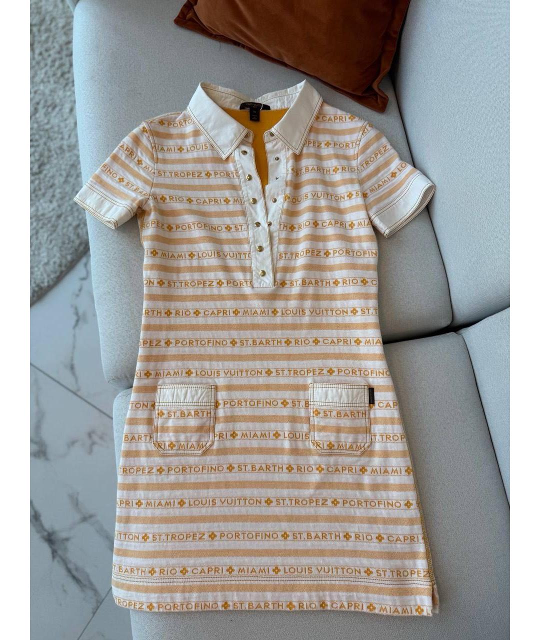 LOUIS VUITTON Мульти повседневное платье, фото 6