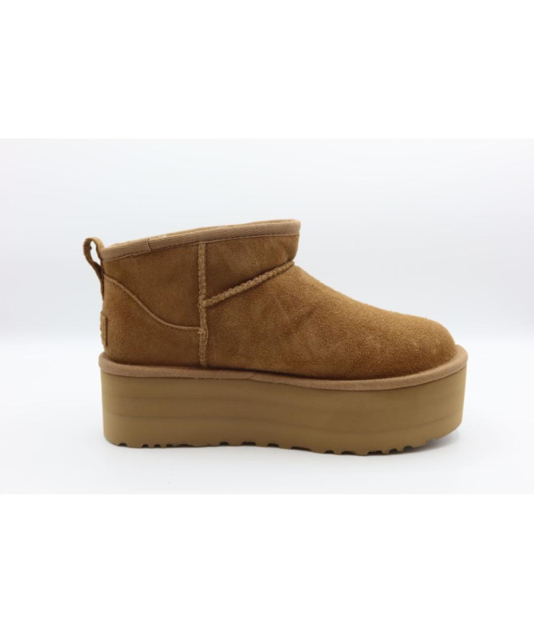 UGG AUSTRALIA Коричневые замшевые ботинки, фото 3