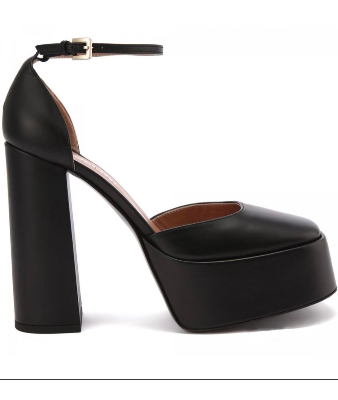 POLLINI Черные кожаные туфли, фото 9