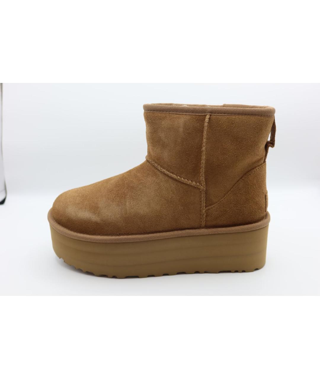 UGG AUSTRALIA Горчичные замшевые ботинки, фото 2