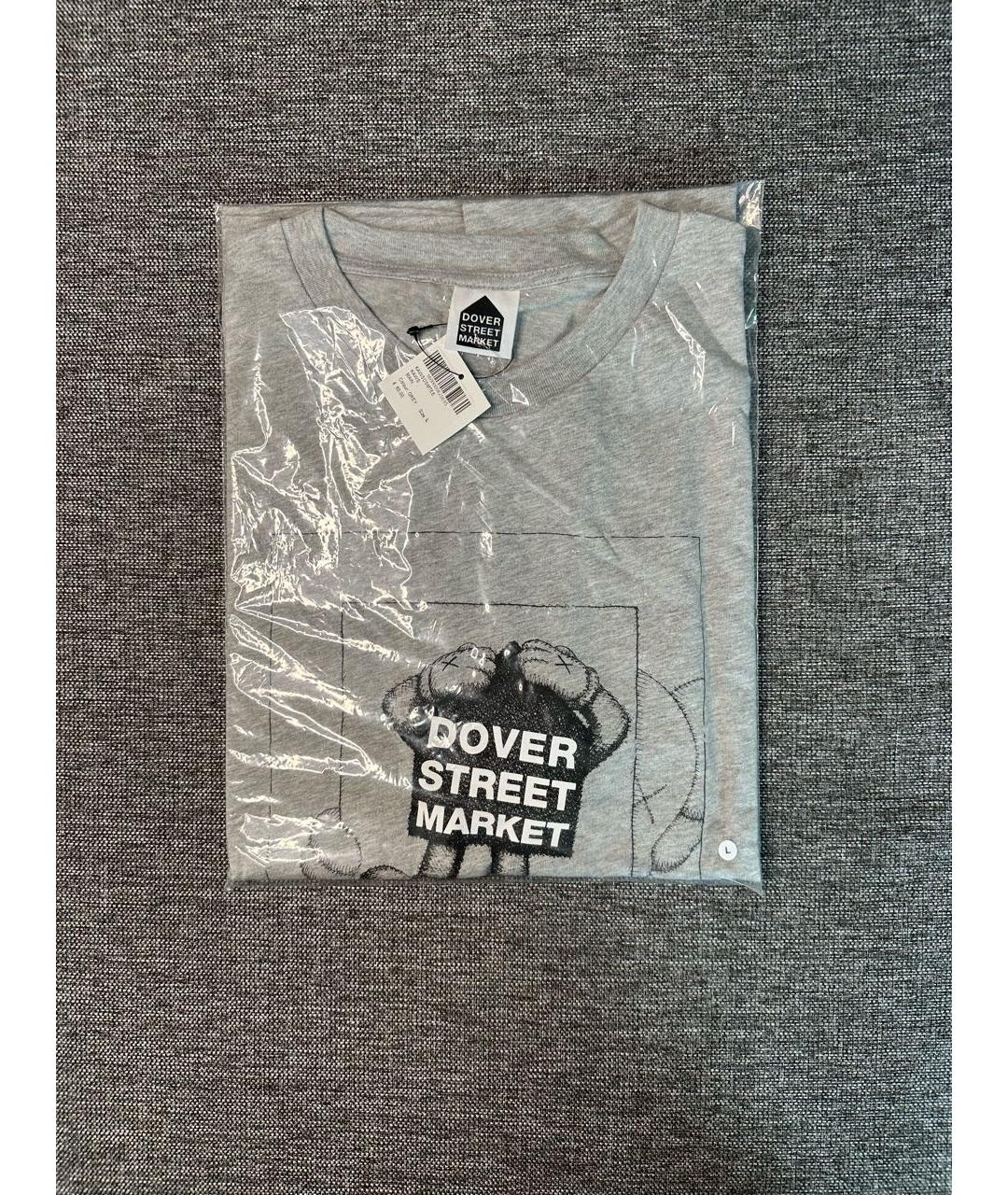 KAWS Серая хлопковая футболка, фото 3