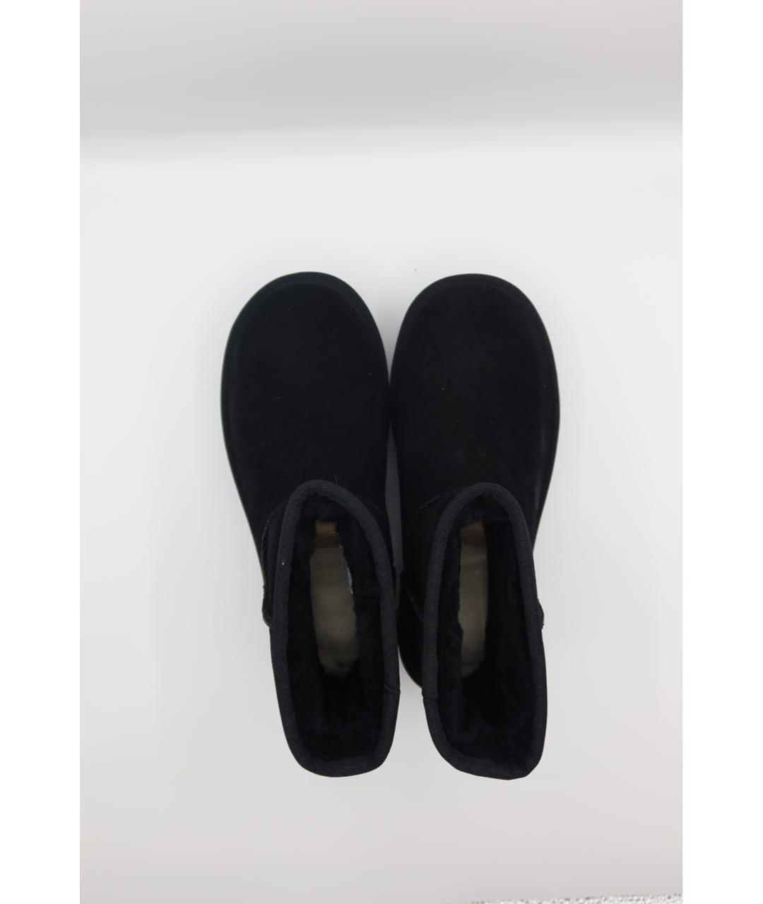 UGG AUSTRALIA Черные замшевые ботинки, фото 5