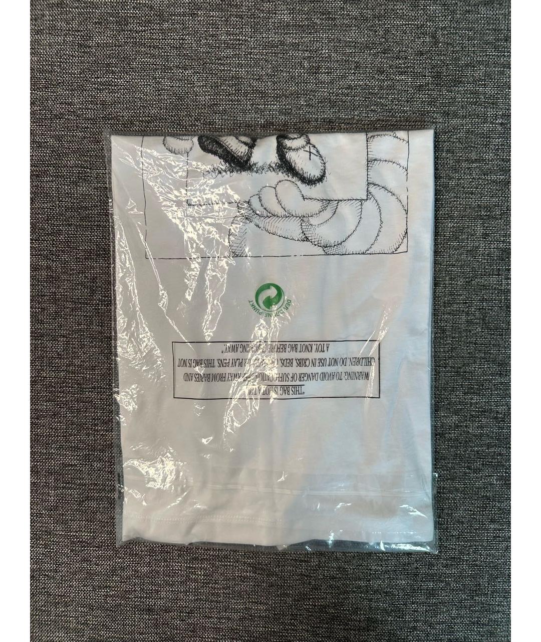 KAWS Белая хлопковая футболка, фото 5