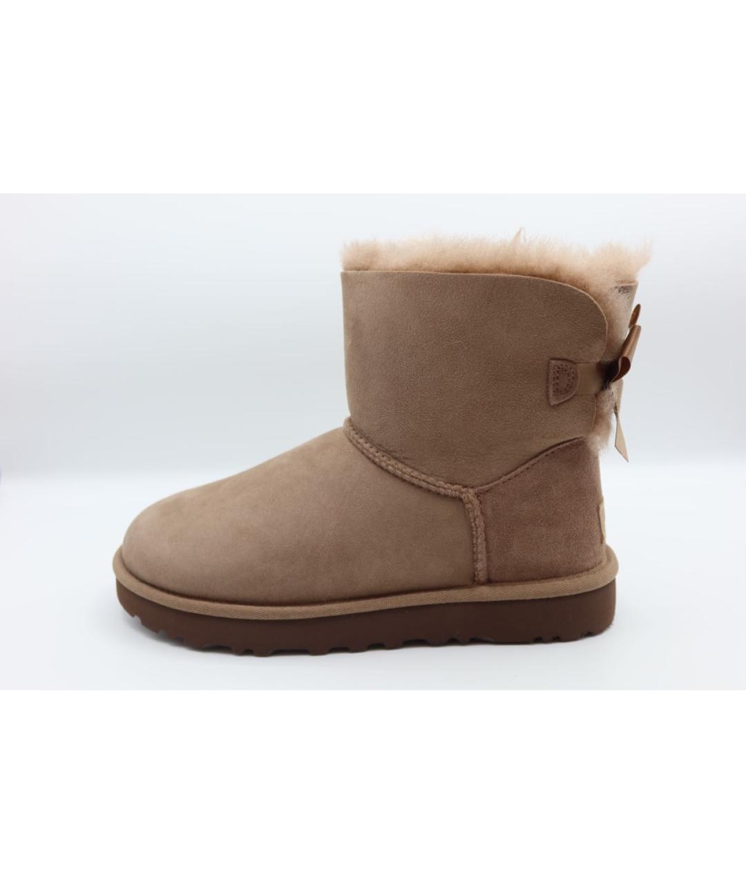 UGG AUSTRALIA Коричневые замшевые ботинки, фото 2
