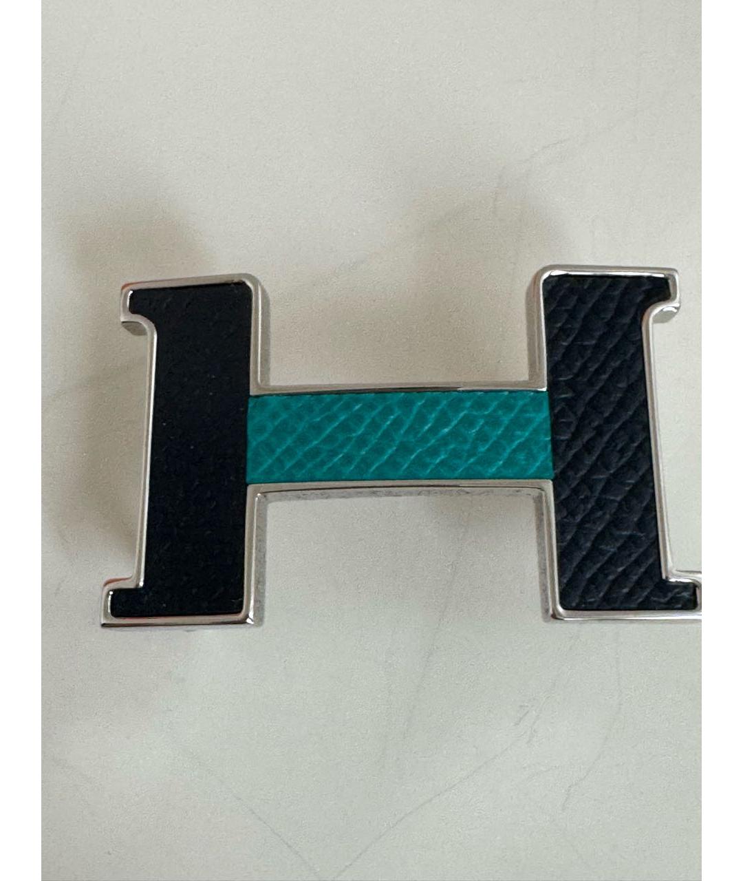 HERMES Черный ремень, фото 7