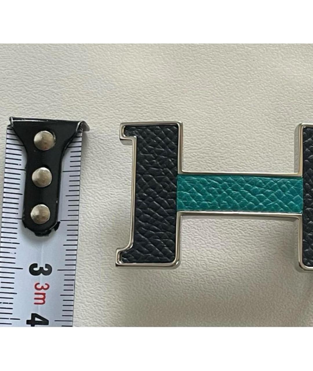 HERMES Черный ремень, фото 6