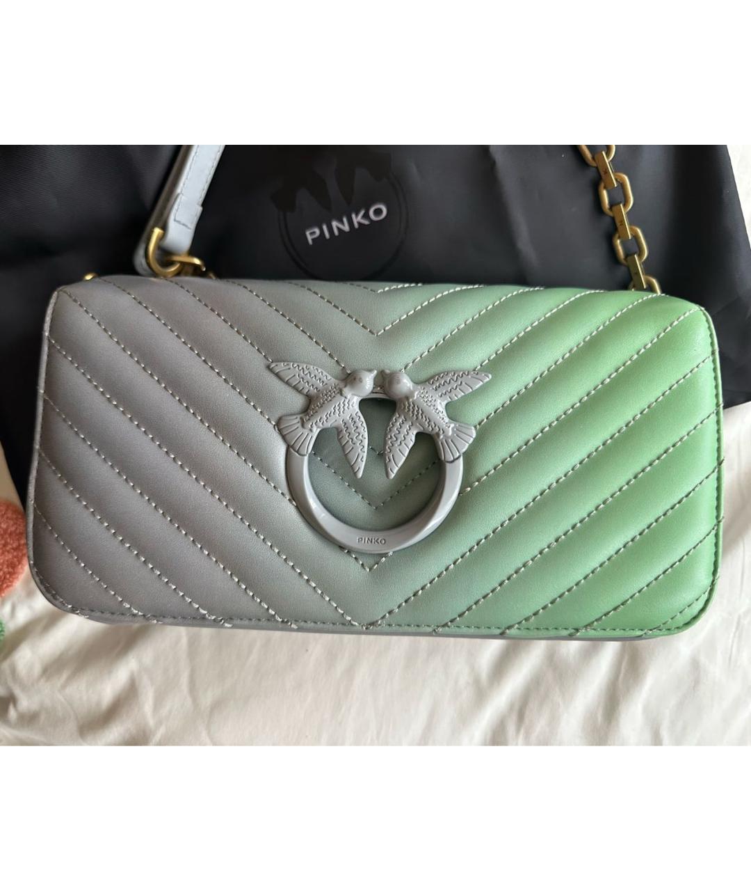 PINKO Мульти кожаная сумка через плечо, фото 9