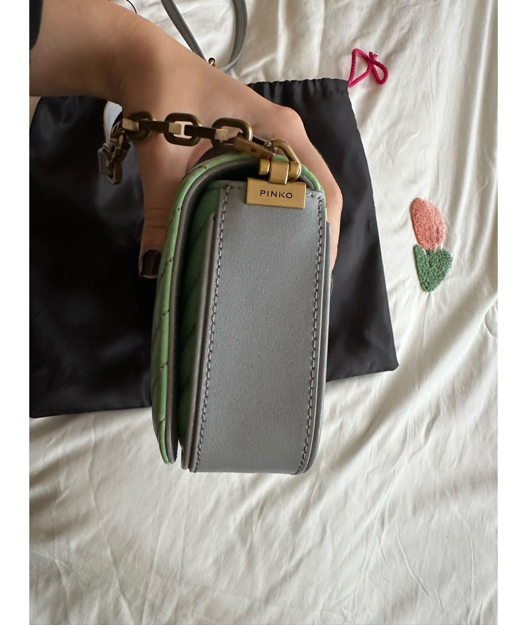 PINKO Мульти кожаная сумка через плечо, фото 4