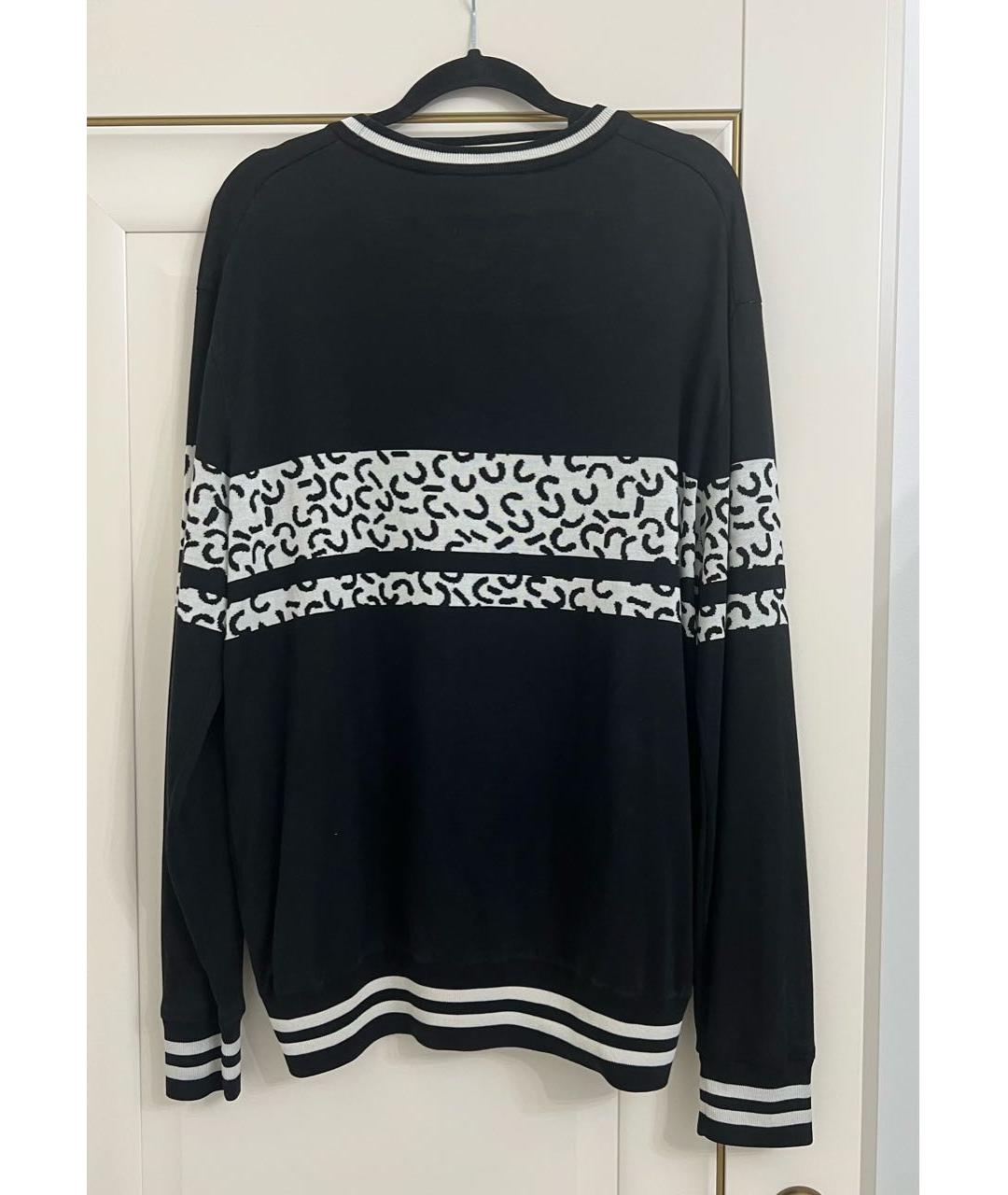 DOLCE&GABBANA Черный шелковый джемпер / свитер, фото 2