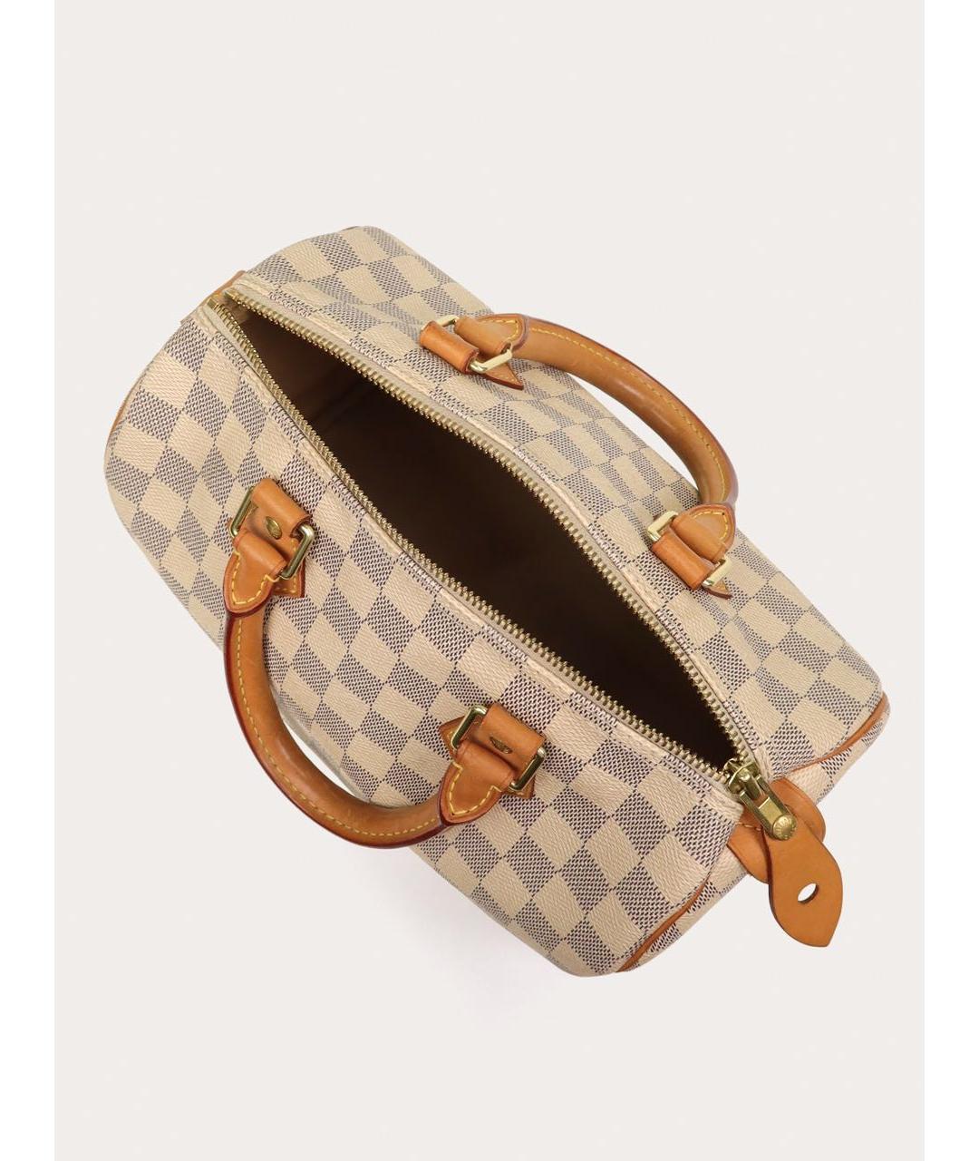 LOUIS VUITTON Бежевая сумка с короткими ручками, фото 4